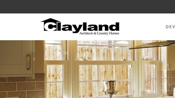 Clayland homes website build. Based in Mundford, Norfolk